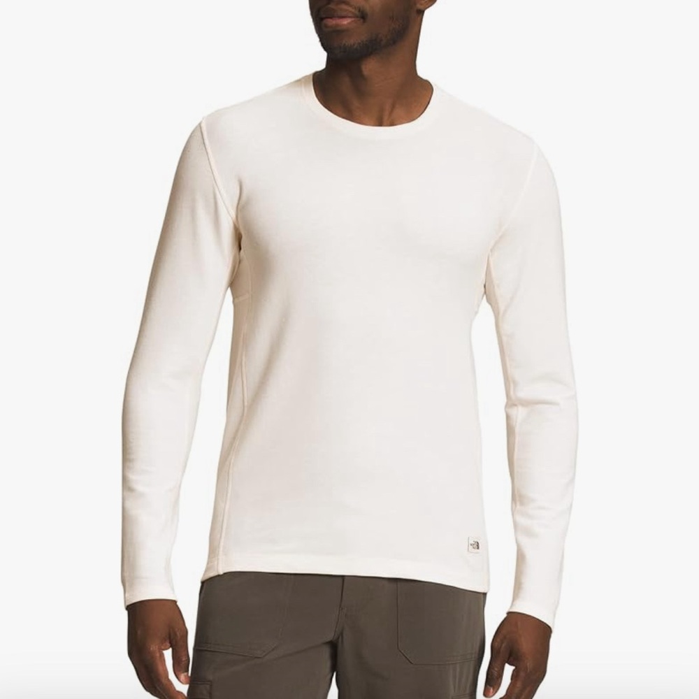 The North Face Medium TNF Terry Crew Gardenia White